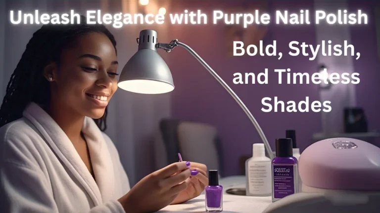 purple nail polish