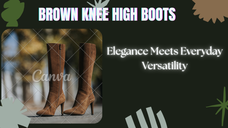 brown knee high boots