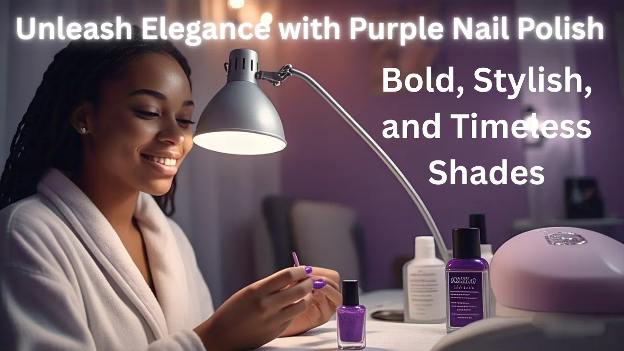 purple nail polish