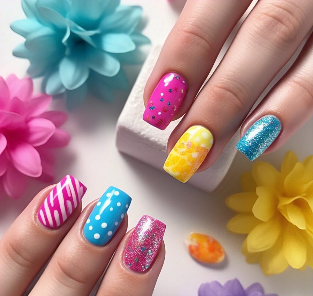 summer nail colour