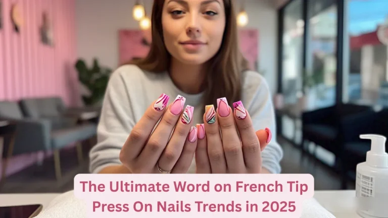 french tip press on nails