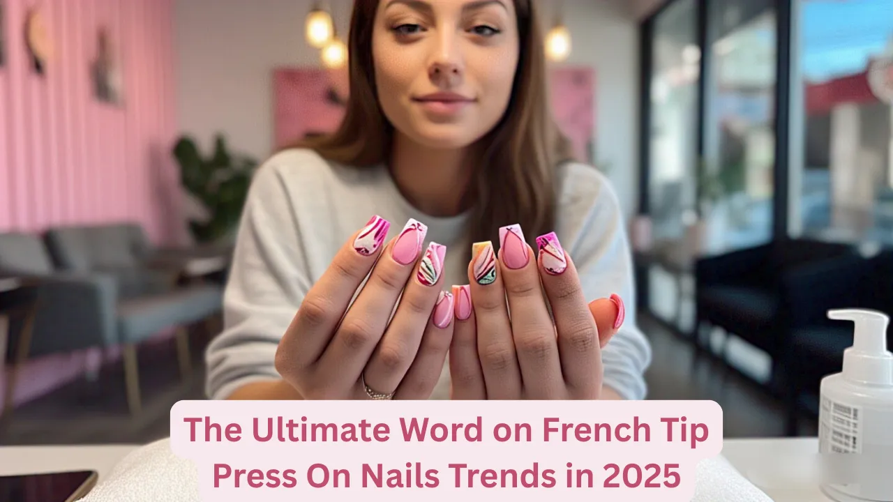 french tip press on nails