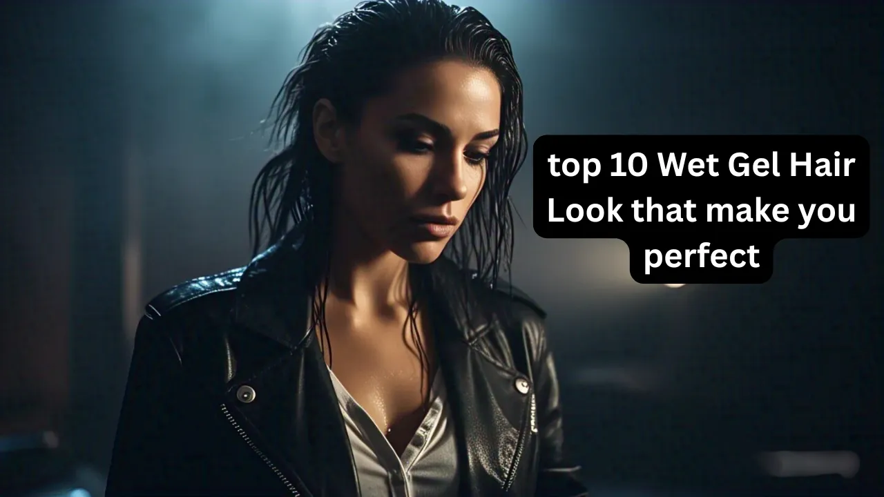 top 10 Wet Gel Hair Look that make you perfect