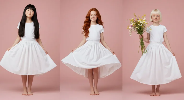White Poplin Skirt The Ultimate Style to Effortless Elegance