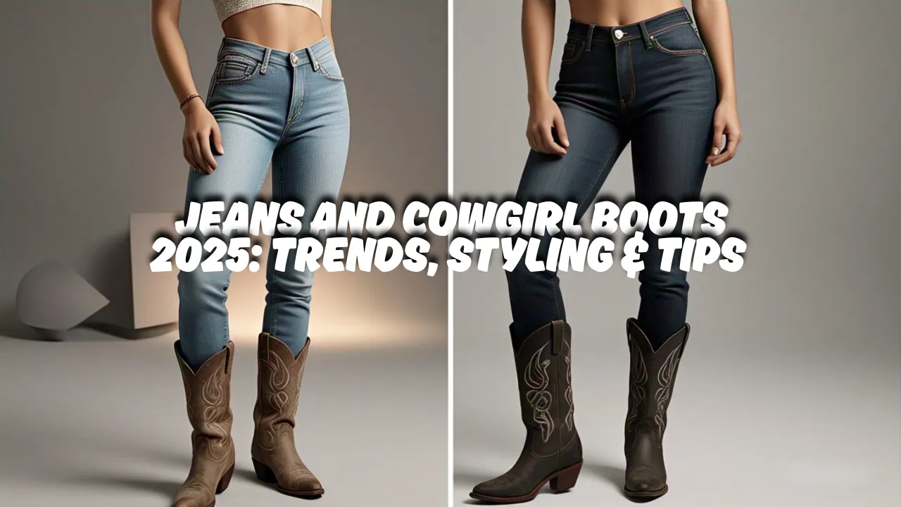 2 women shwoing their jeanse and Cowgirl Boots