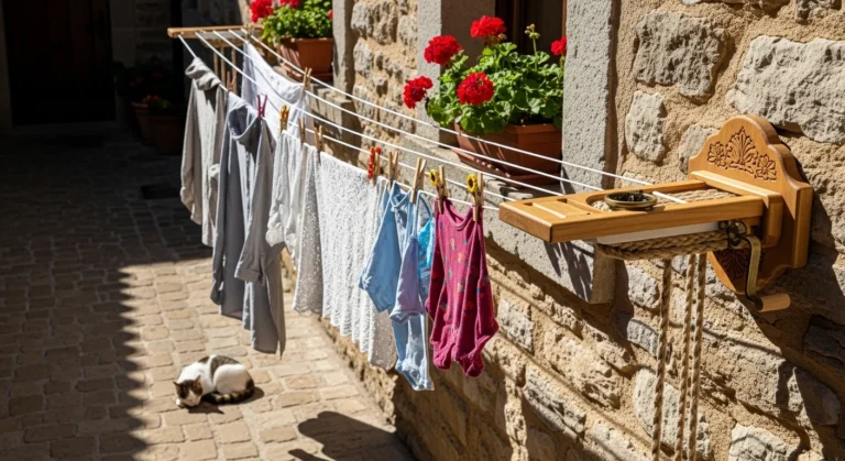 Wäscheleine Ausziehbar Smart, Durable & Space-Saving Clothesline